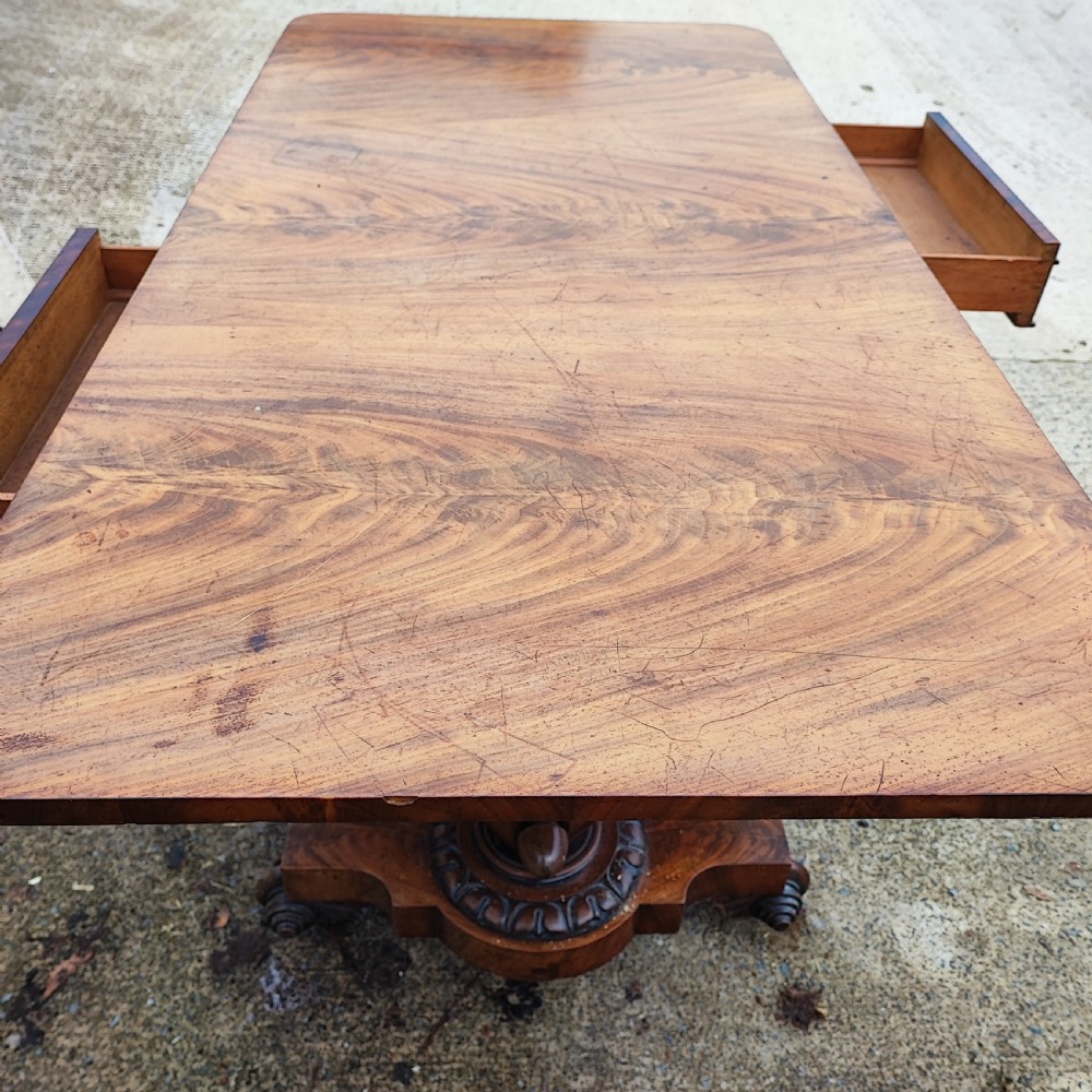 Superb william1v library table in mahogany  View IX