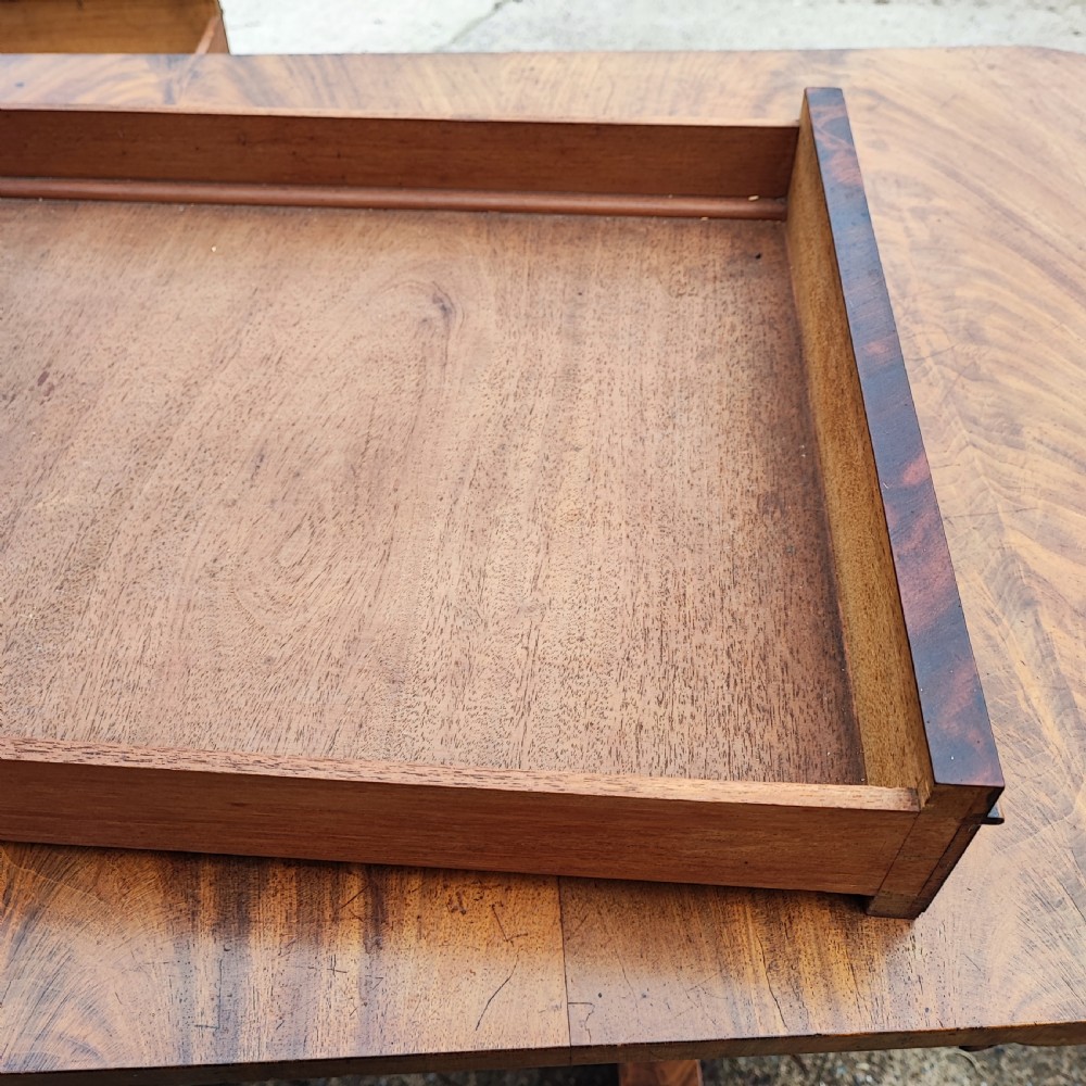 Superb william1v library table in mahogany  View X