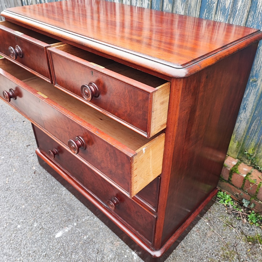 Superb Victorian mahogany chest of drawers View IV
