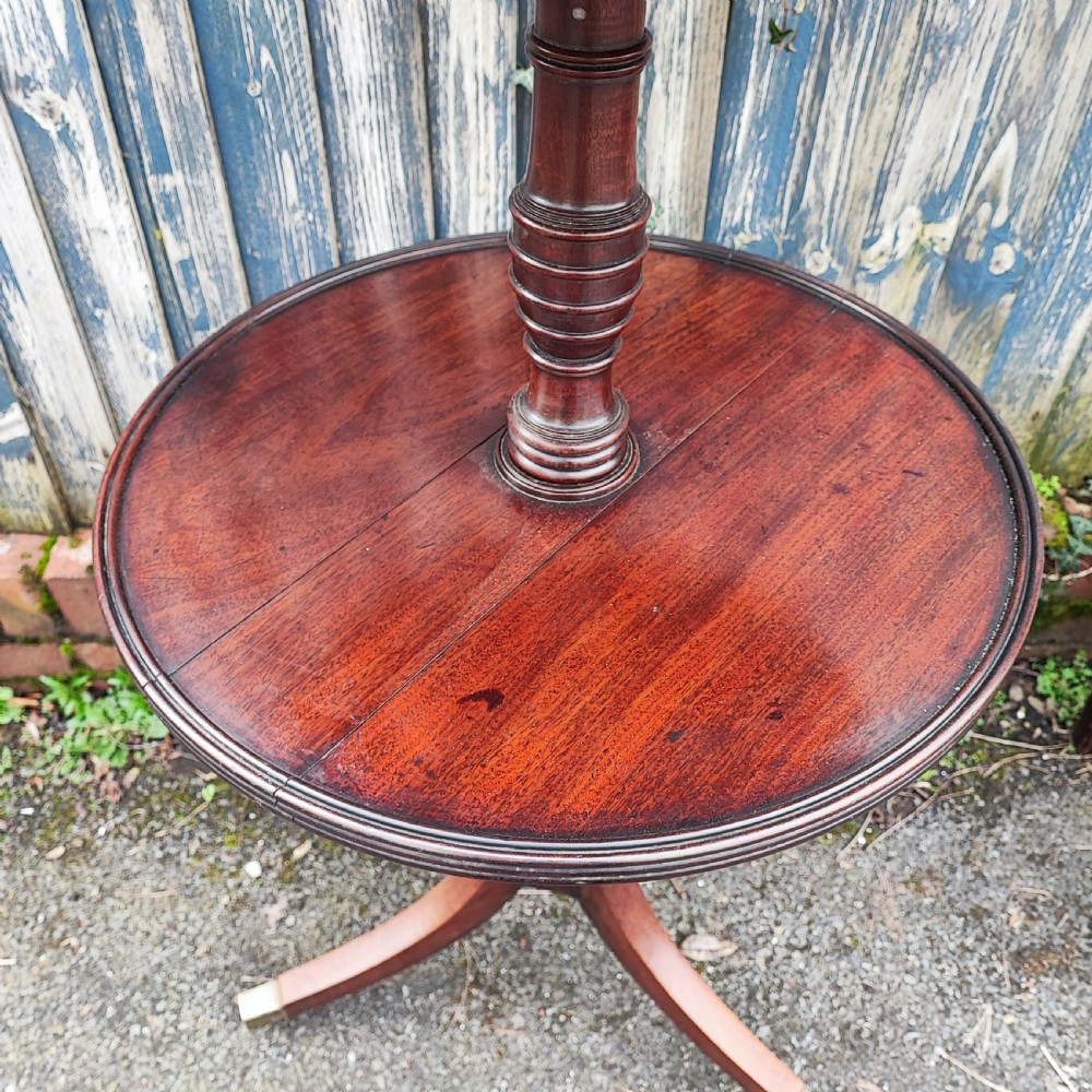 Superb regency Irish mahogany dumb waiter View VIII