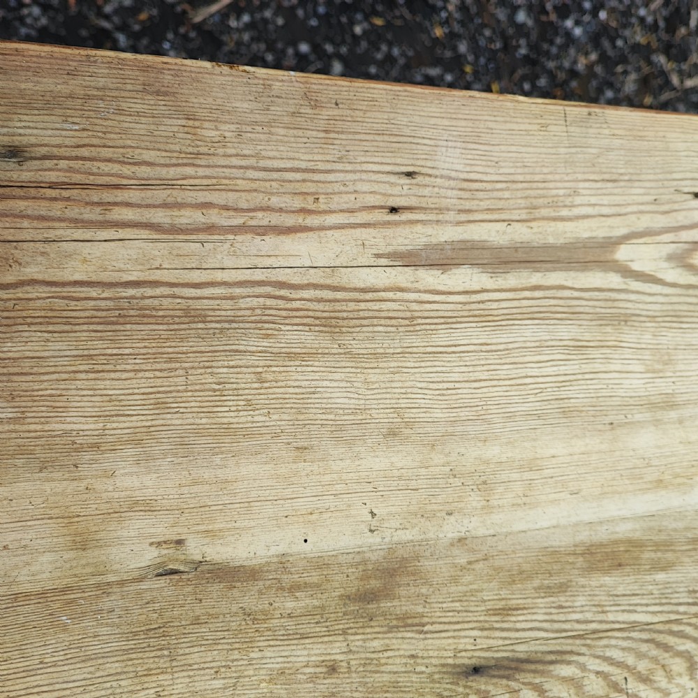 A fine large pine refectory harvest table  View VII