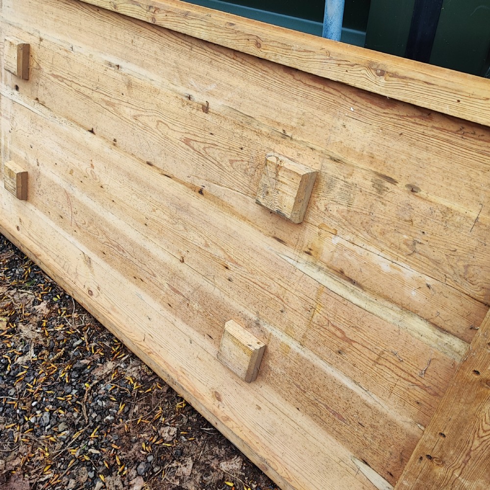 A fine large pine refectory harvest table  View XII