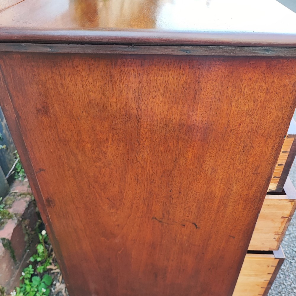 Antique mahogany pair of bedside chests  View X