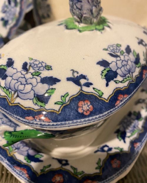 ANTIQUE COPELANDSPODE SERVICE FOR EIGHT - ADDITIONAL PHOTO 4