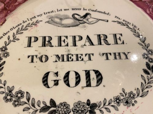 ANTIQUE SUNDERLAND LUSTRE PLAQUE - ADDITIONAL PHOTO 1
