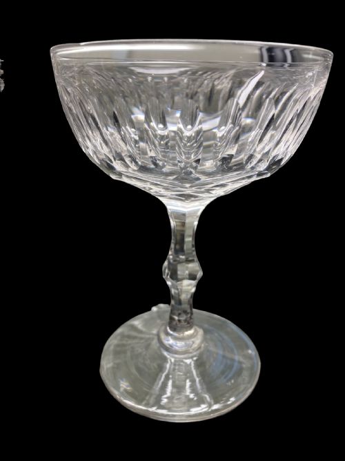 LATE 19TH CENTURY ENGLISH CRYSTAL CHAMPAGNE COUPS - ADDITIONAL PHOTO 1