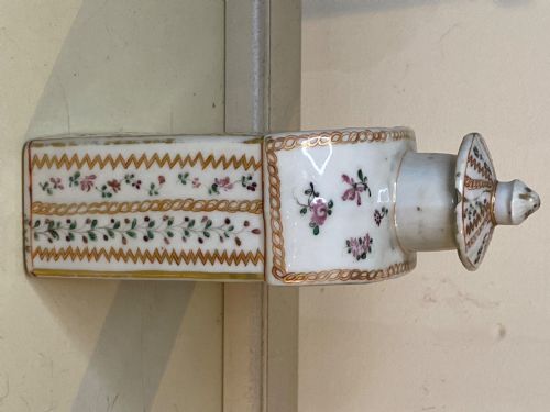 ANTIQUE 18TH CENTURY CHINESE TEA CADDY - ADDITIONAL PHOTO 2