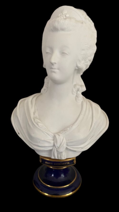 SEVRES PORCELAIN BUST OF MARIE ANTOINETTE - ADDITIONAL PHOTO 10