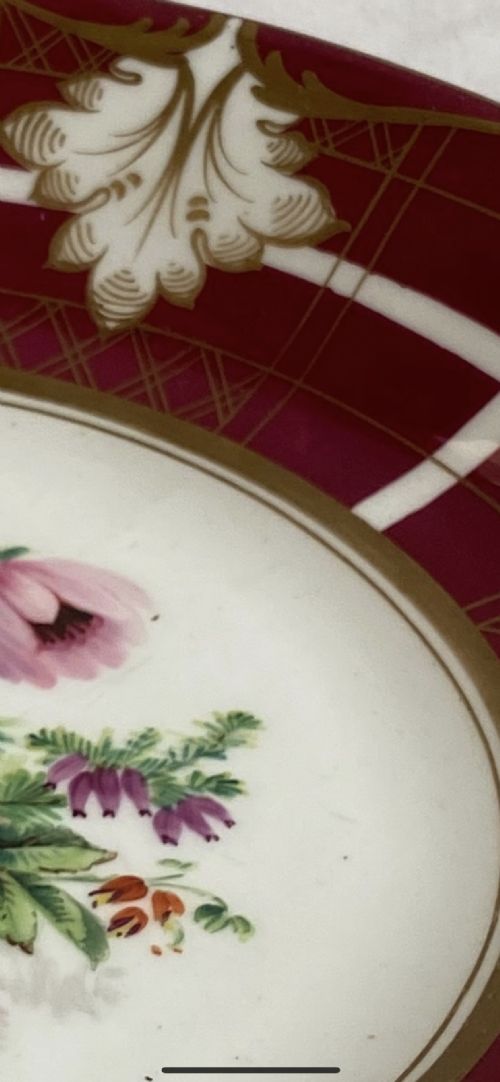 19TH CENTURY PART DESSERT SERVICE - ADDITIONAL PHOTO 1