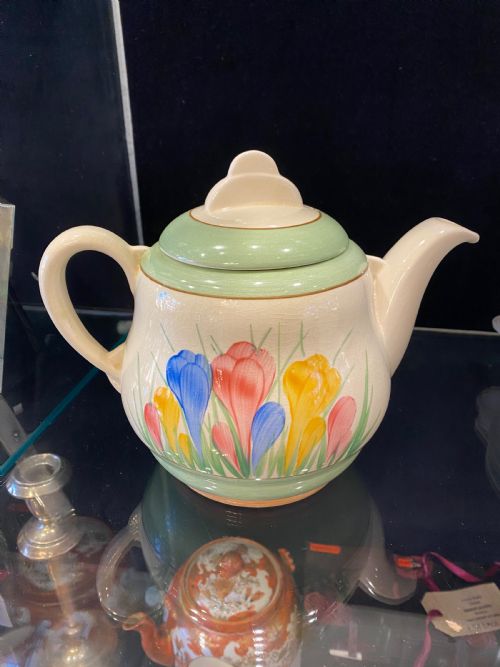 ART DECO STYLE TEAPOT BY CLARICE CLIFF - ADDITIONAL PHOTO 2