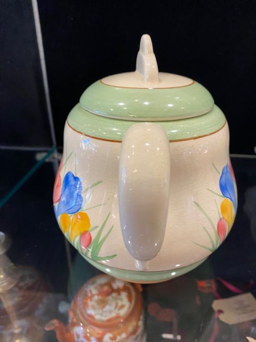 ART DECO STYLE TEAPOT BY CLARICE CLIFF - ADDITIONAL PHOTO 4