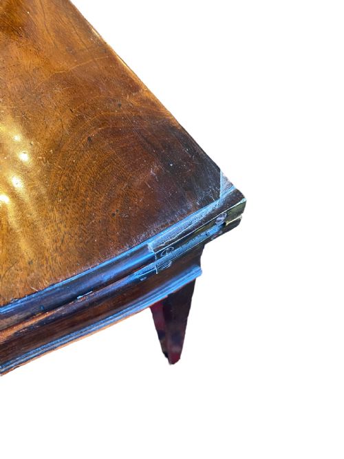REGENCY MAHOGANY TEA TABLE - ADDITIONAL PHOTO 3