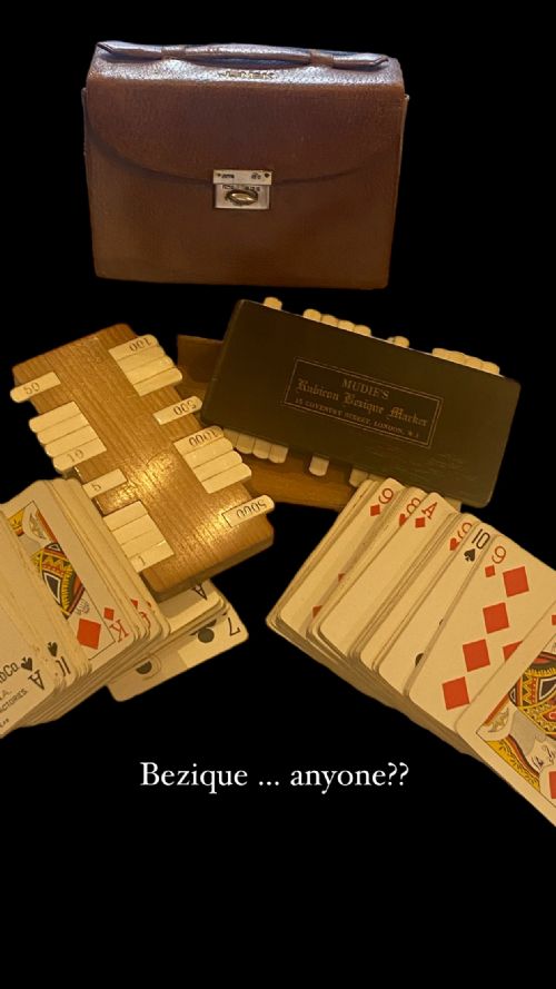 ANTIQUE BEZIQUE GAMING SET - ADDITIONAL PHOTO 9