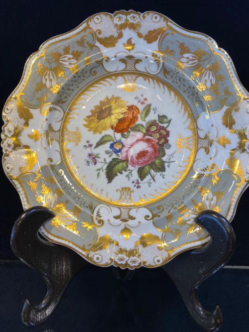 bloor derby cabinet plate - CATEGORY: ANTIQUE PLATES - DATED GEORGIAN