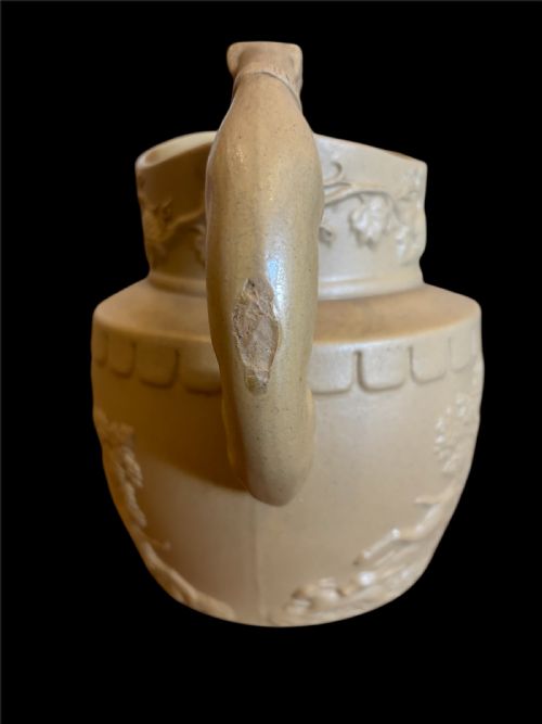 GEORGIAN RELIEF MOULDED ALE JUG CIRCA 1820 - ADDITIONAL PHOTO 1