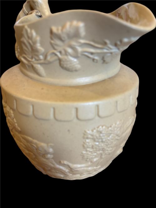 GEORGIAN RELIEF MOULDED ALE JUG CIRCA 1820 - ADDITIONAL PHOTO 3