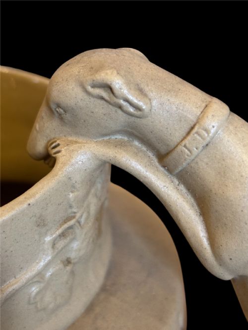 GEORGIAN RELIEF MOULDED ALE JUG CIRCA 1820 - ADDITIONAL PHOTO 4