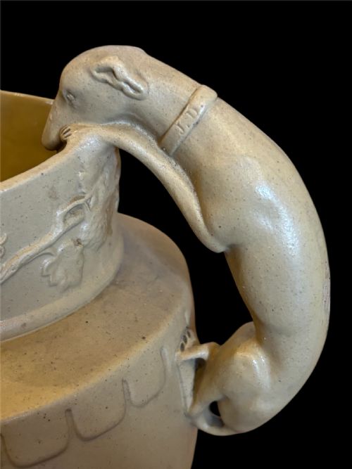 GEORGIAN RELIEF MOULDED ALE JUG CIRCA 1820 - ADDITIONAL PHOTO 7