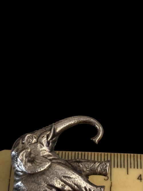 ANTIQUE ELEPHANT BROOCH - ADDITIONAL PHOTO 2
