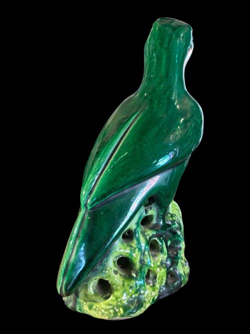 ANTIQUE FAMILLE VERTE PARROT - ADDITIONAL PHOTO 1