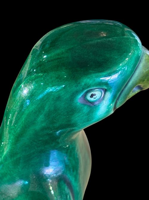 ANTIQUE FAMILLE VERTE PARROT - ADDITIONAL PHOTO 4