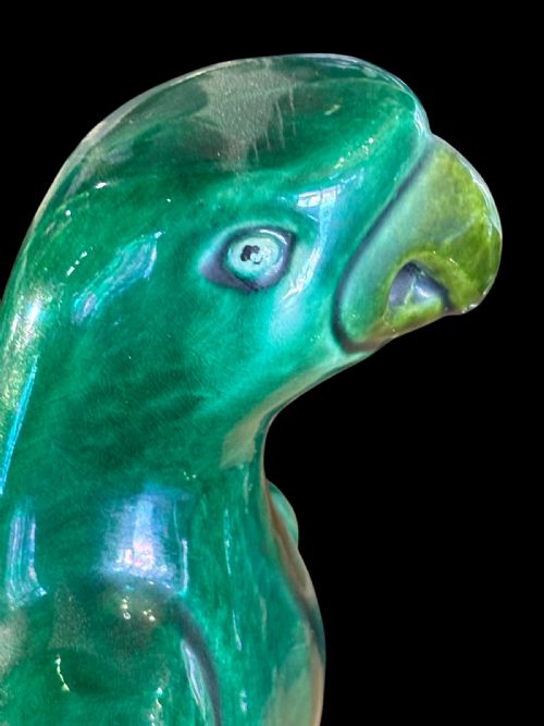 ANTIQUE FAMILLE VERTE PARROT - ADDITIONAL PHOTO 5