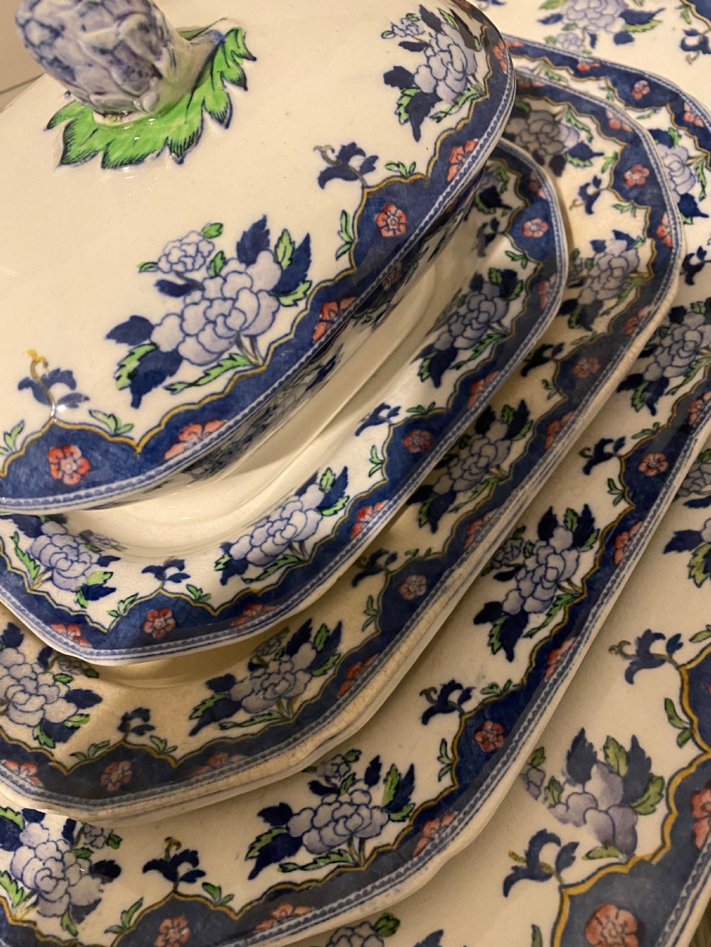 Antique Copeland-Spode service for eight View VI