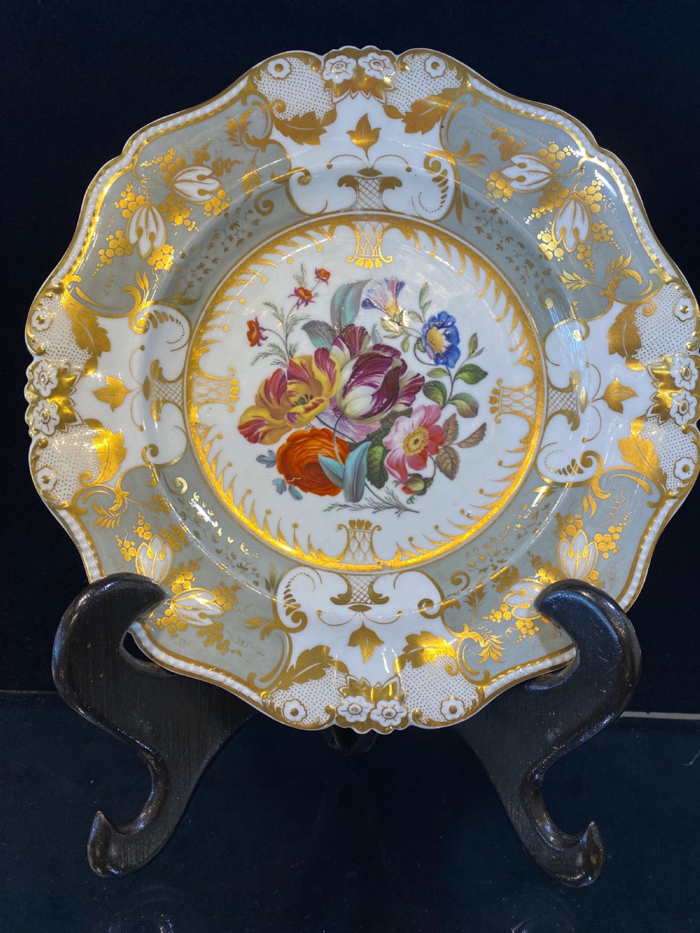 Bloor, Georgian “Derby” cabinet plate