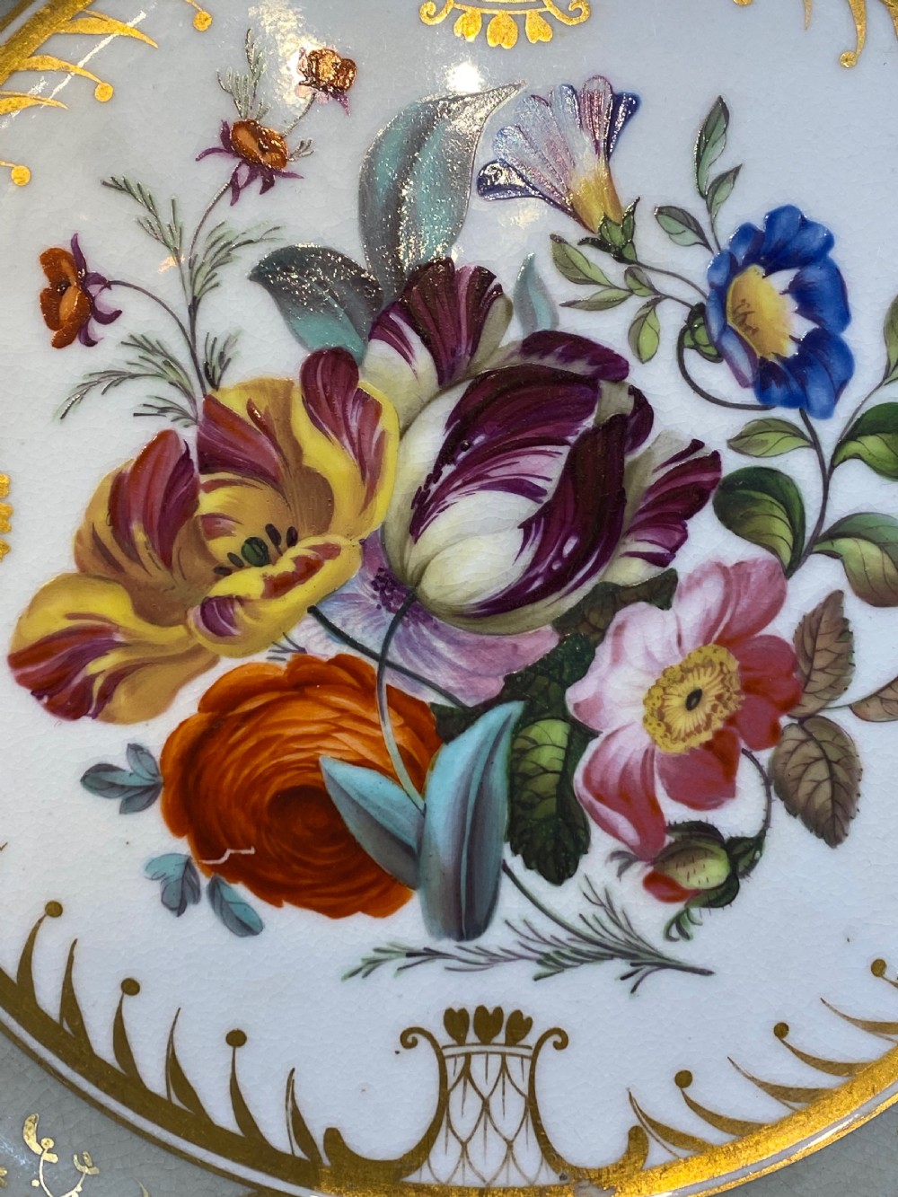 Bloor, Georgian “Derby” cabinet plate View II