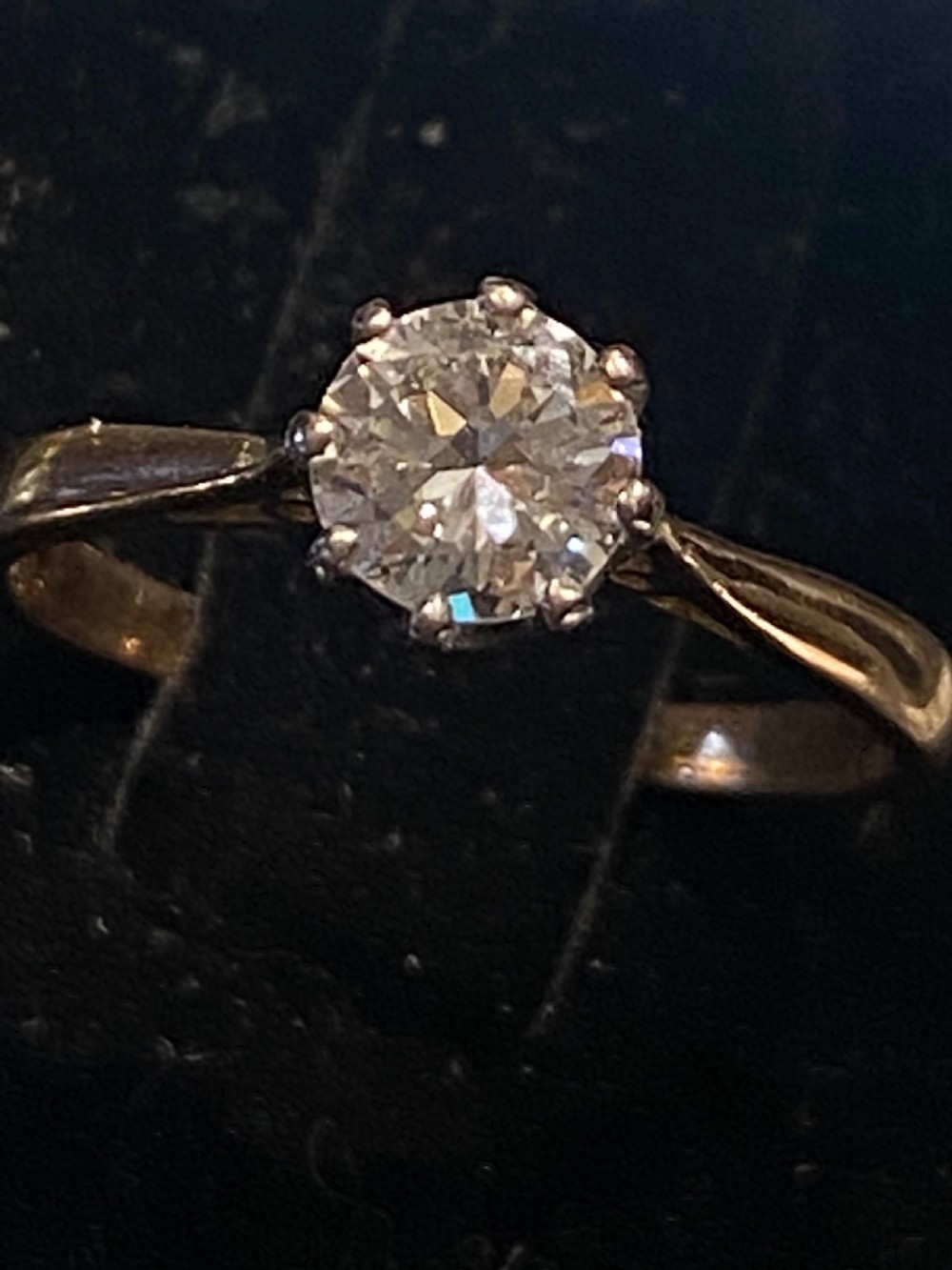 Antique diamond  solitaire ring