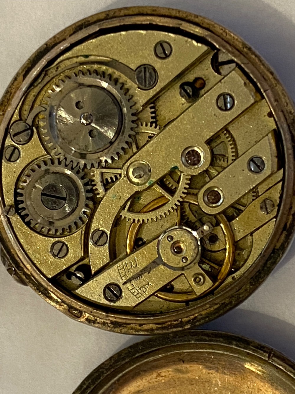 Antique ladies enamel pocket watch  View II