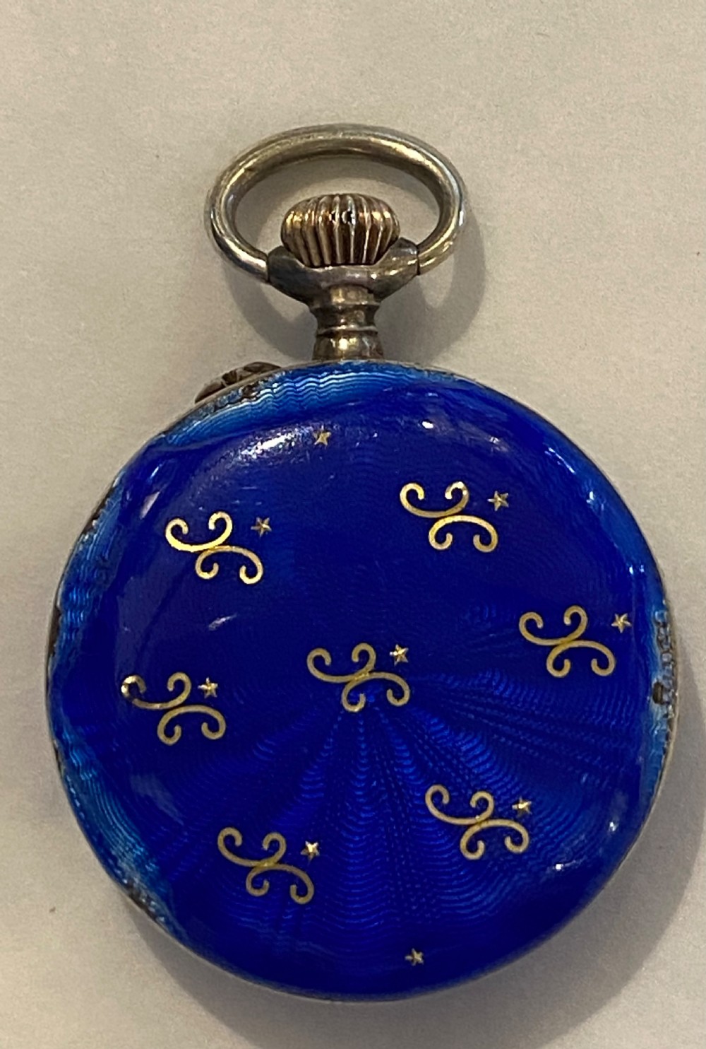 Antique ladies enamel pocket watch  View IV