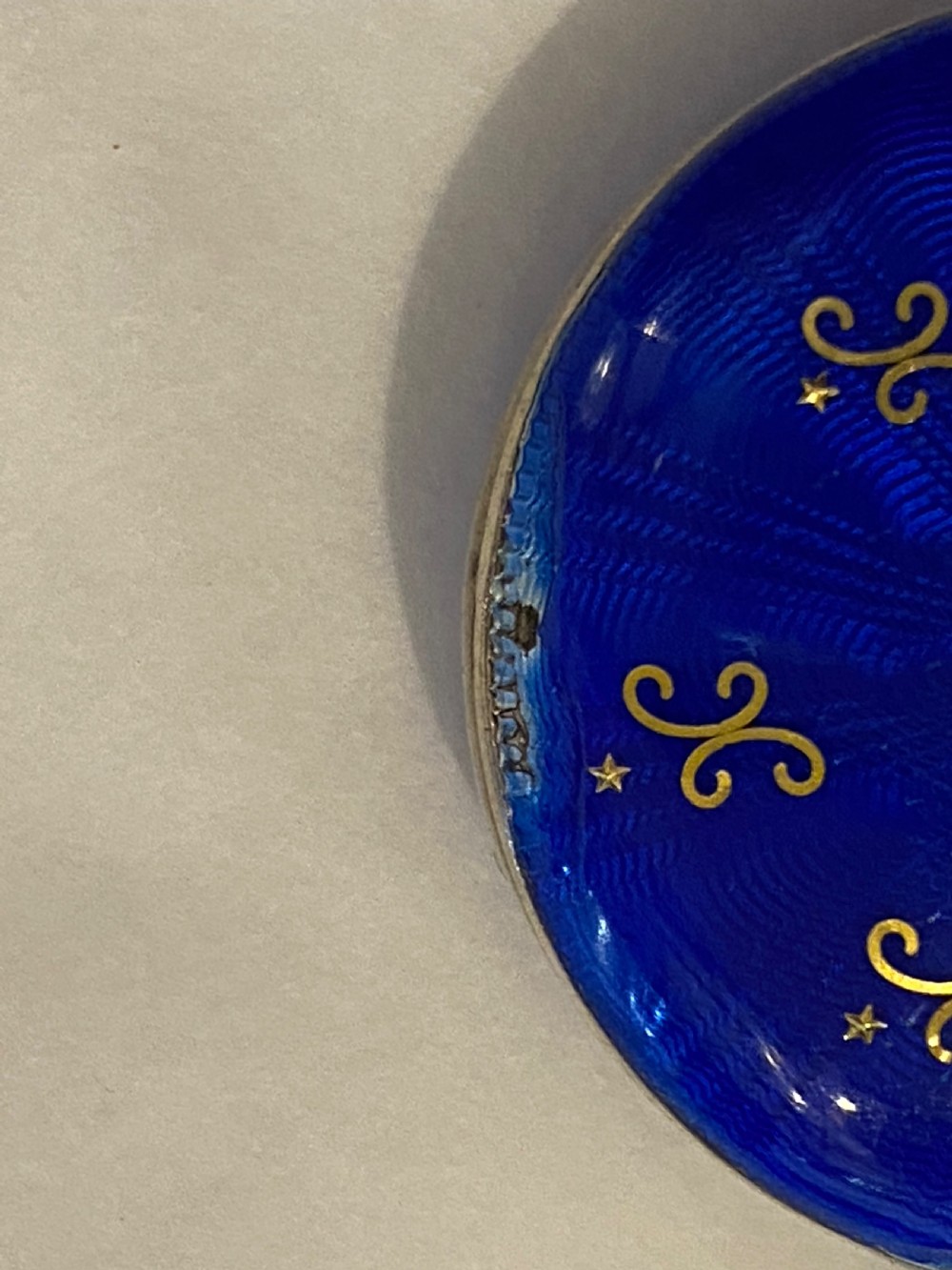 Antique ladies enamel pocket watch  View V