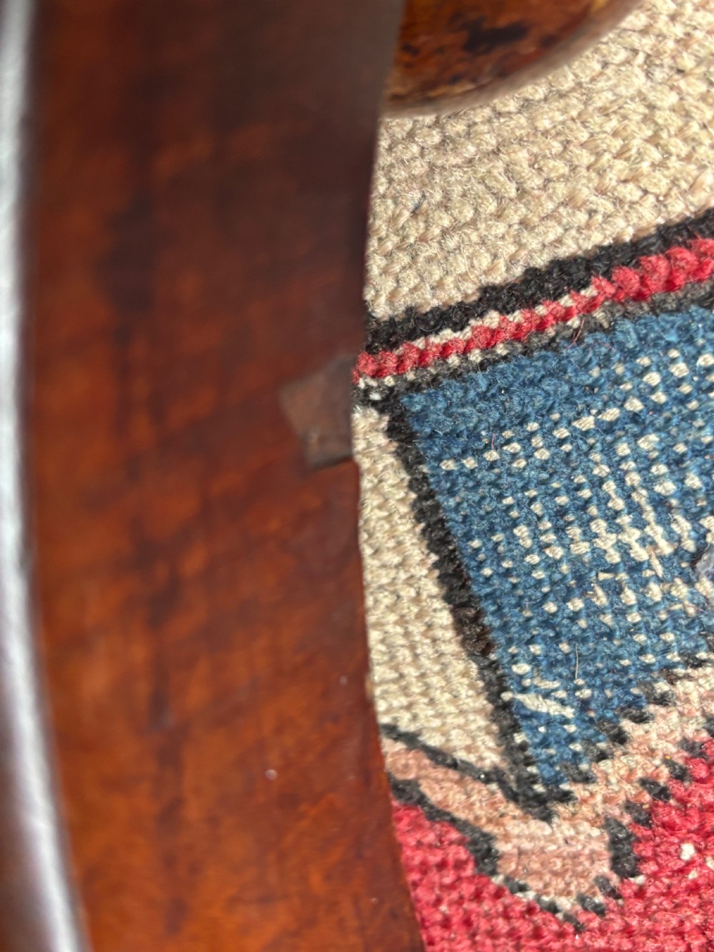 Late Georgian piano stool View VI