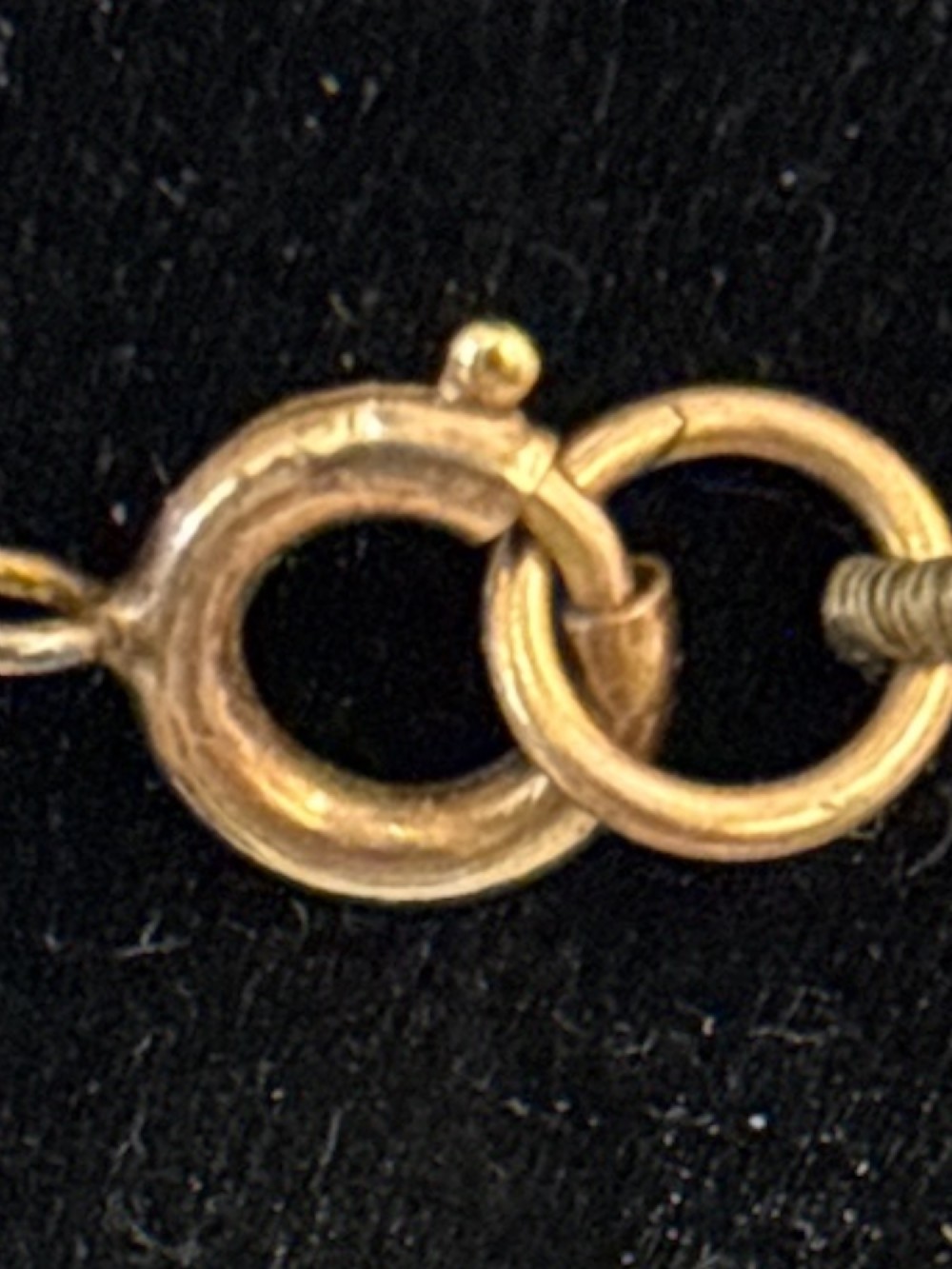 Antique coral and gold necklace View III