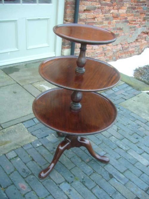 George III Mahogany Dumb Waiter