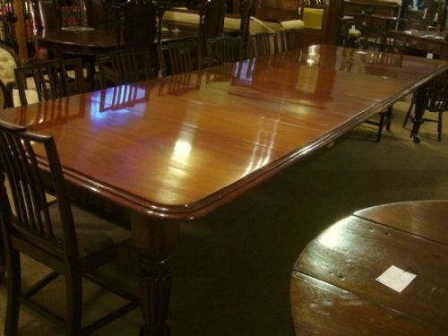 Large Nineteenth Century Mahogany Dining Table