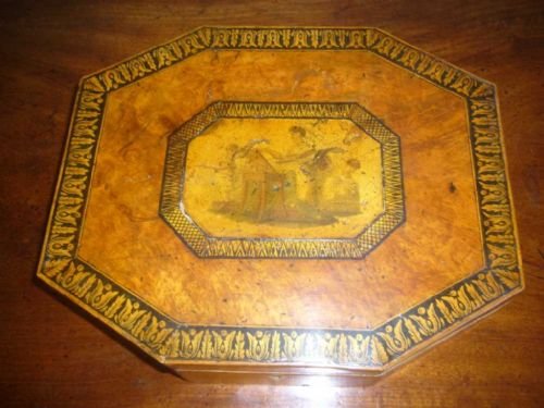 Regency Penwork Work Box
