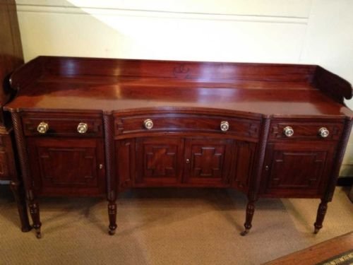 	
Irish Regency Mahogany Sideboard