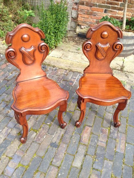 Pair of Hall Chairs