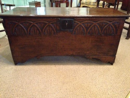 Seventeenth Century Oak Coffer