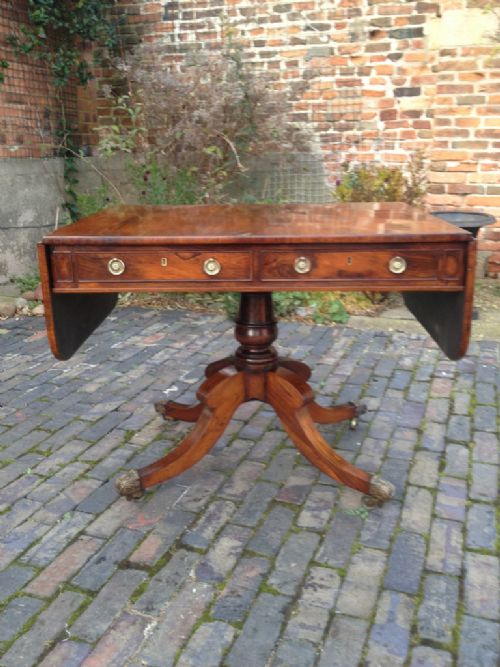 Regency Rosewood Sofa Table