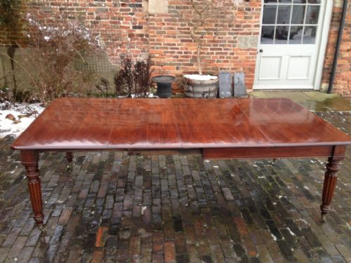 Regency Mahogany Dining Table