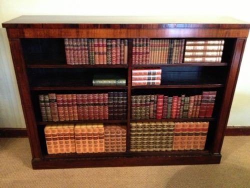 Rosewood Open Bookshelves