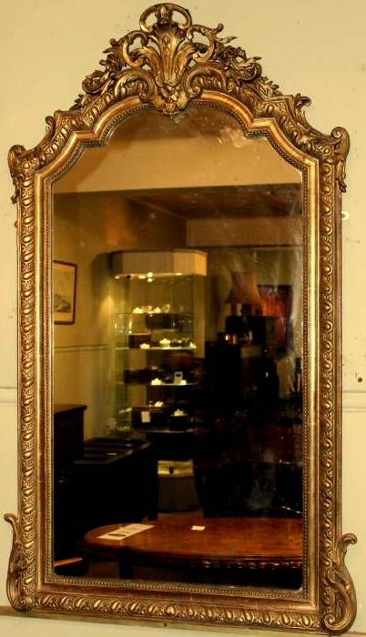 French Gilt Wood Mirror