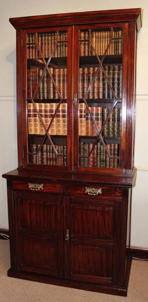 Edwardian Mahogany Bookcase
