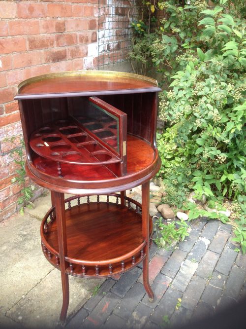 Edwardian Mahogany Cocktail Cabinet