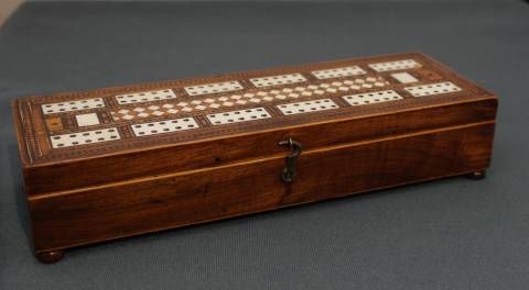 19th Century Cribbage Box
