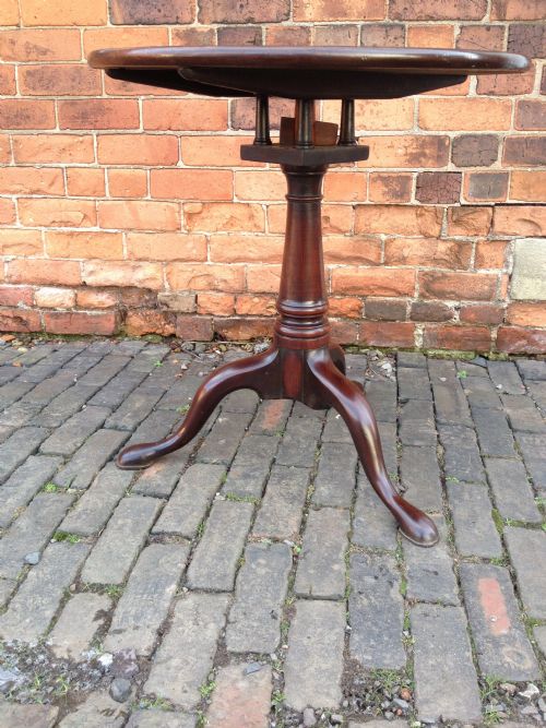 George III Mahogany Tripod Table