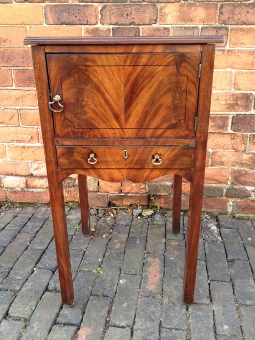 George III Mahogany Dressing Cabinet